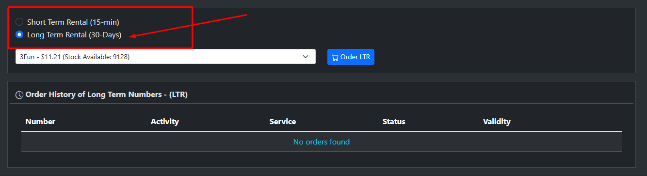 non voip str order