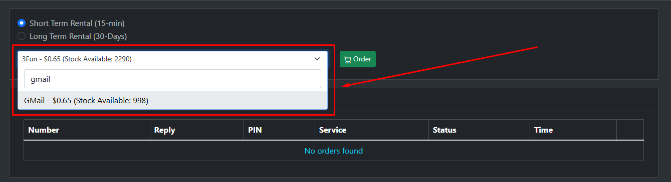 non voip str order