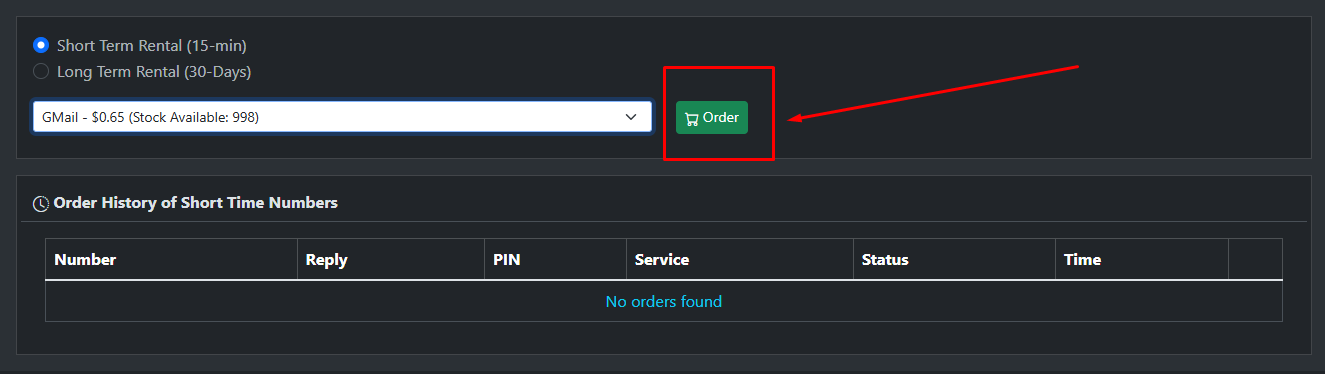non voip str order
